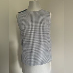 Tristan gingham blouse